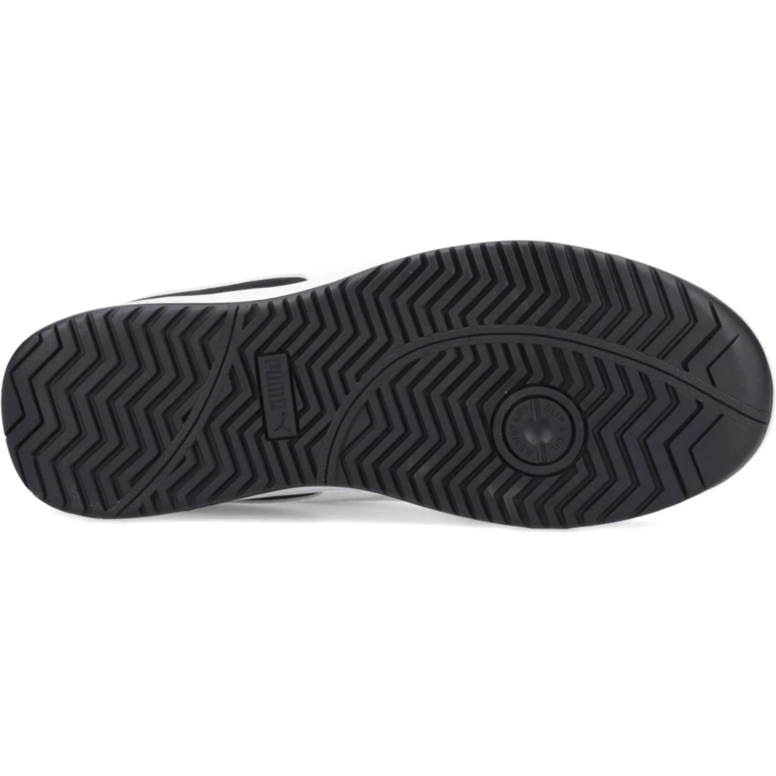 Puma Safety Mens Iconic Low Suede Safety Shoe Black/White - Image 4