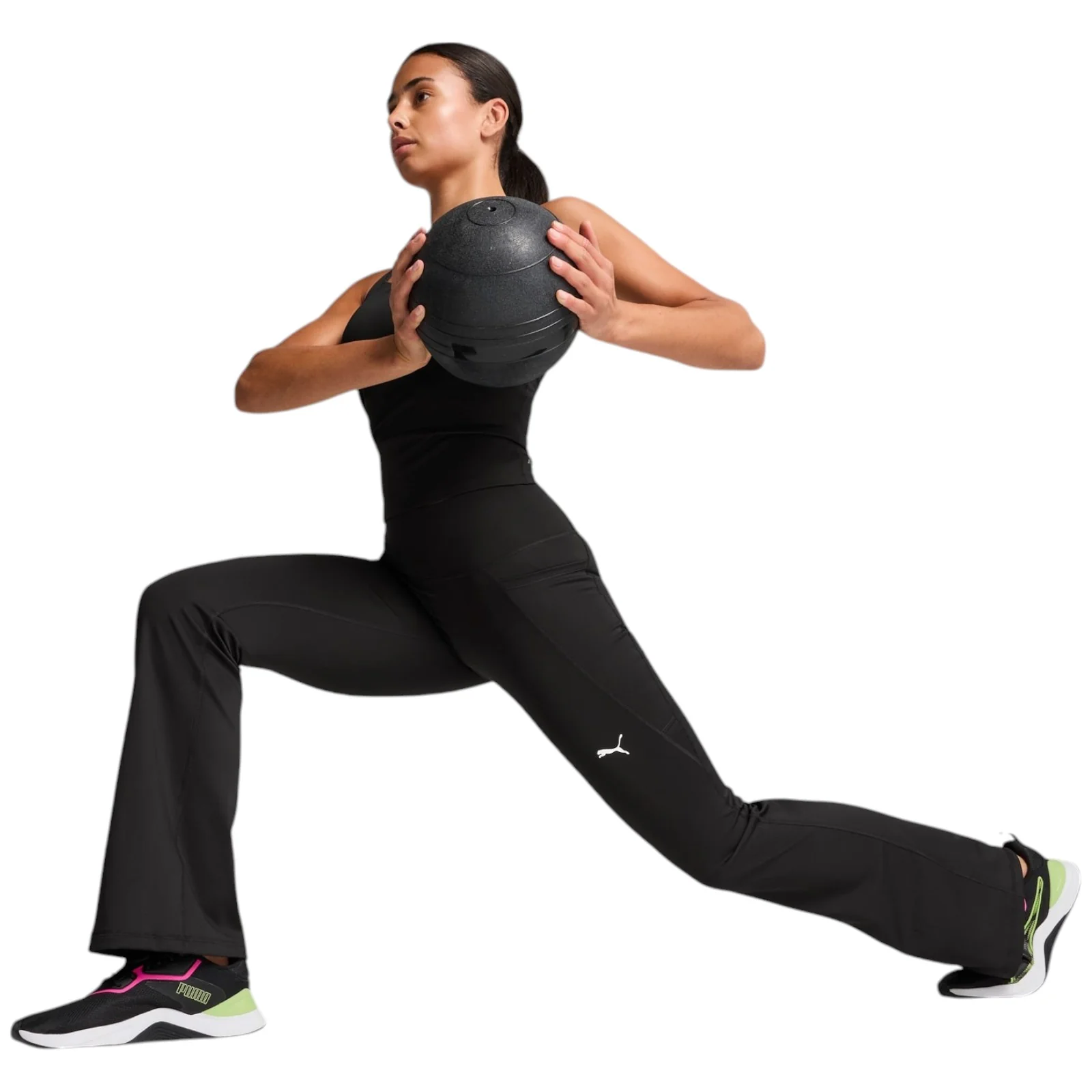 Puma TAD ESSENTIALS Womens High-Rise Bootcut Pants - Image 7