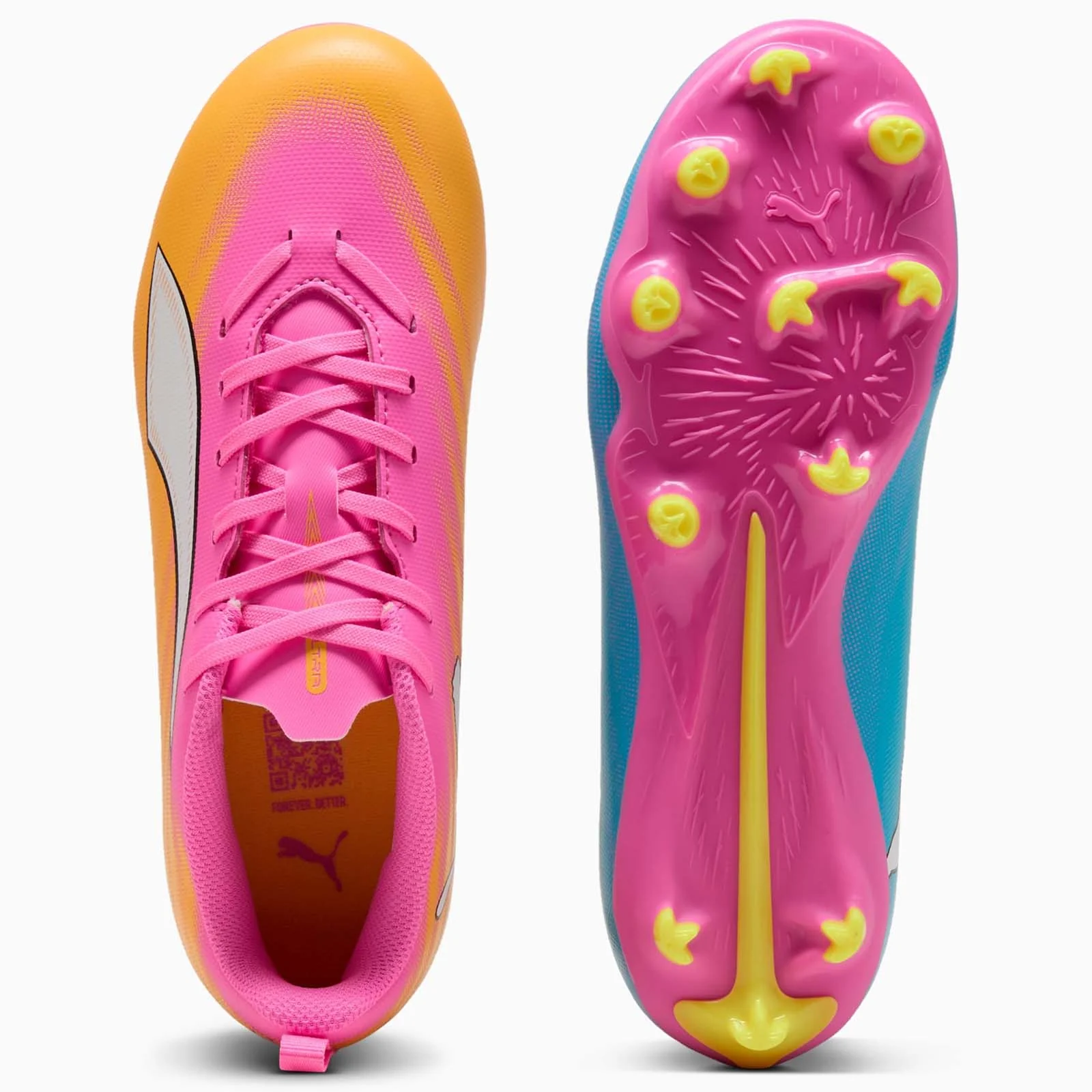 Puma Ultra 6 Play Kids Lightweight FG/AG Football Boots - Image 3