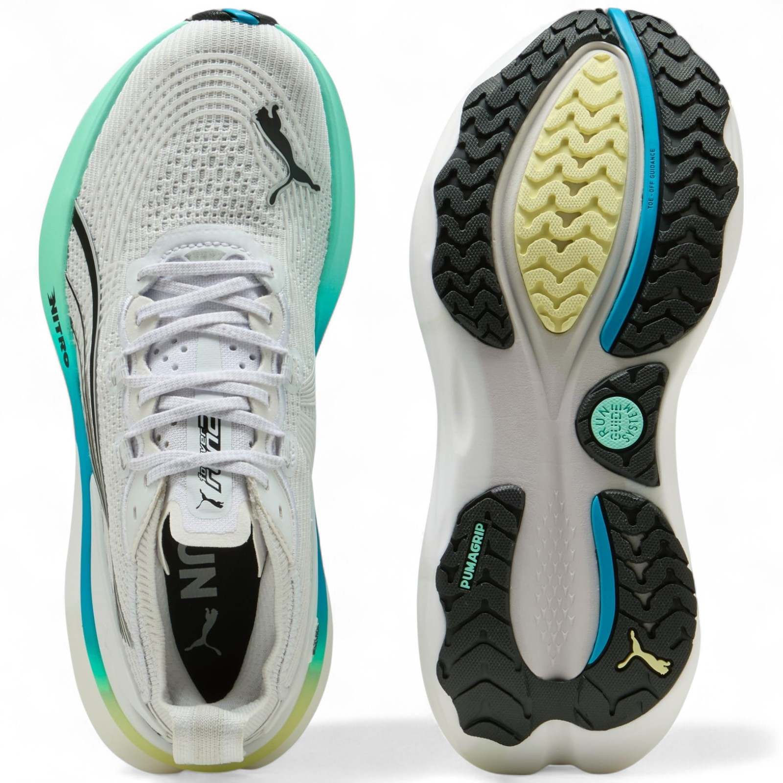 Puma ForeverRun Nitro 2 Womens Lace Road Running Shoes - Image 3