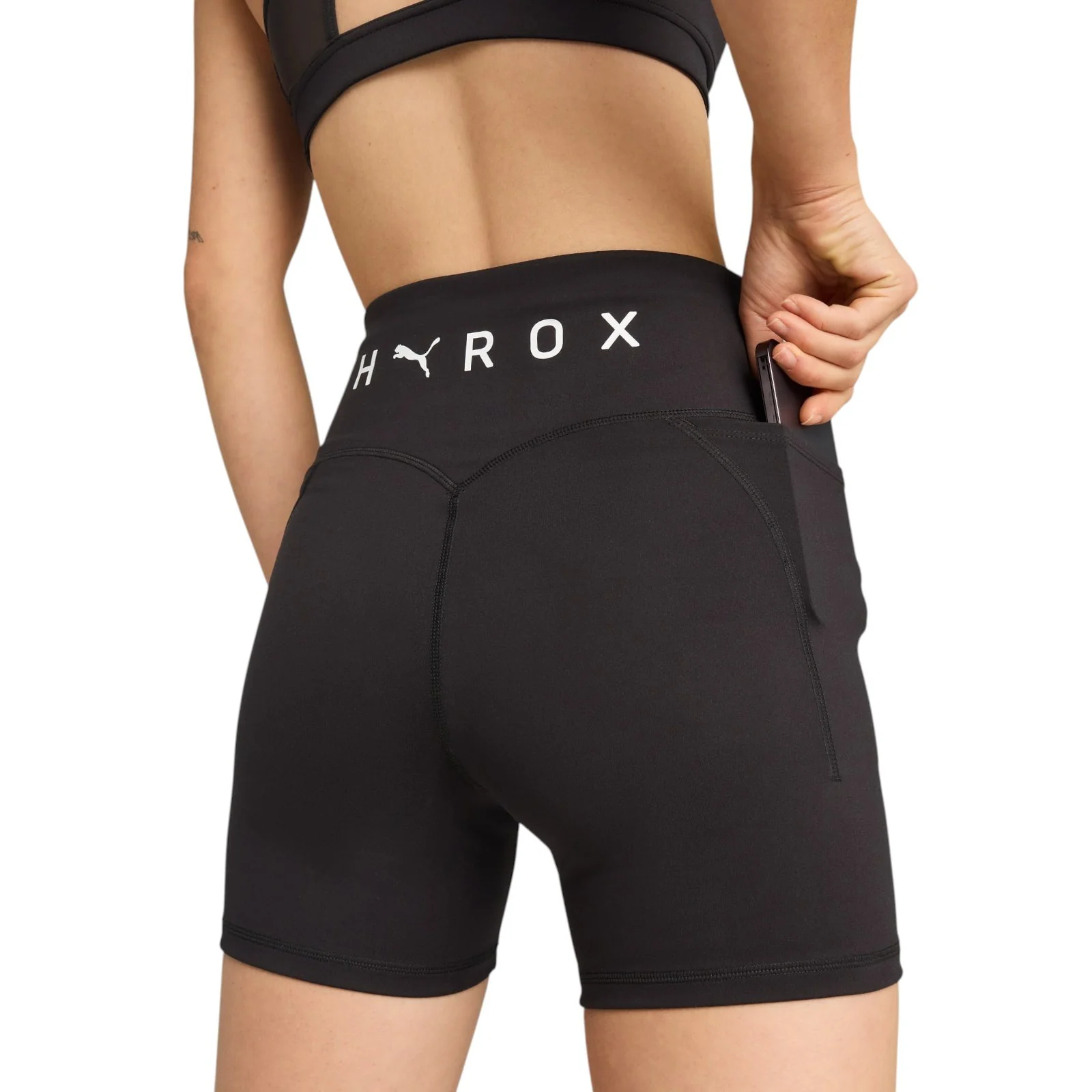 Puma x Hyrox Cloudspun Womens 3" High-Rise Training Short - Image 4