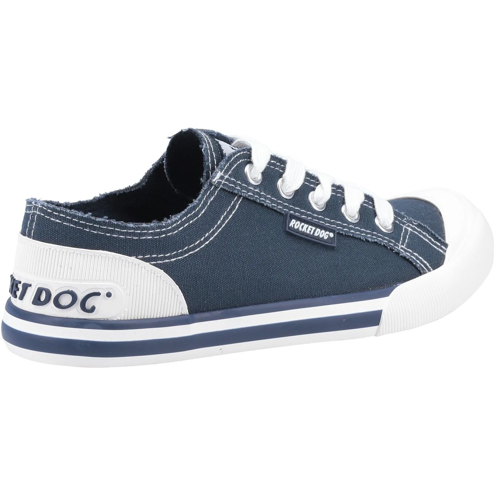 Rocket Dog Womens Jazzin Plimsoll Navy - Image 4