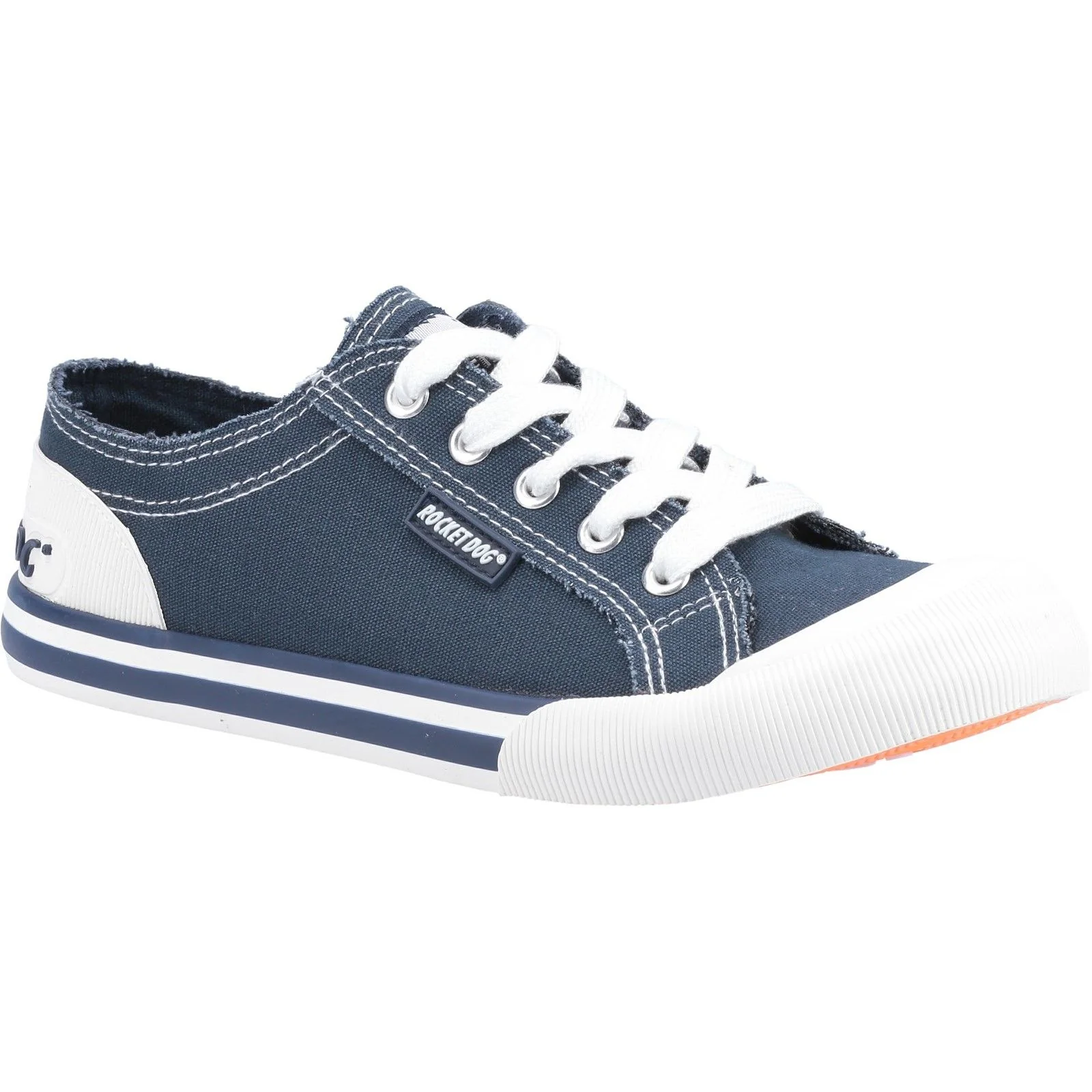 Rocket Dog Womens Jazzin Plimsoll Navy - Image 5