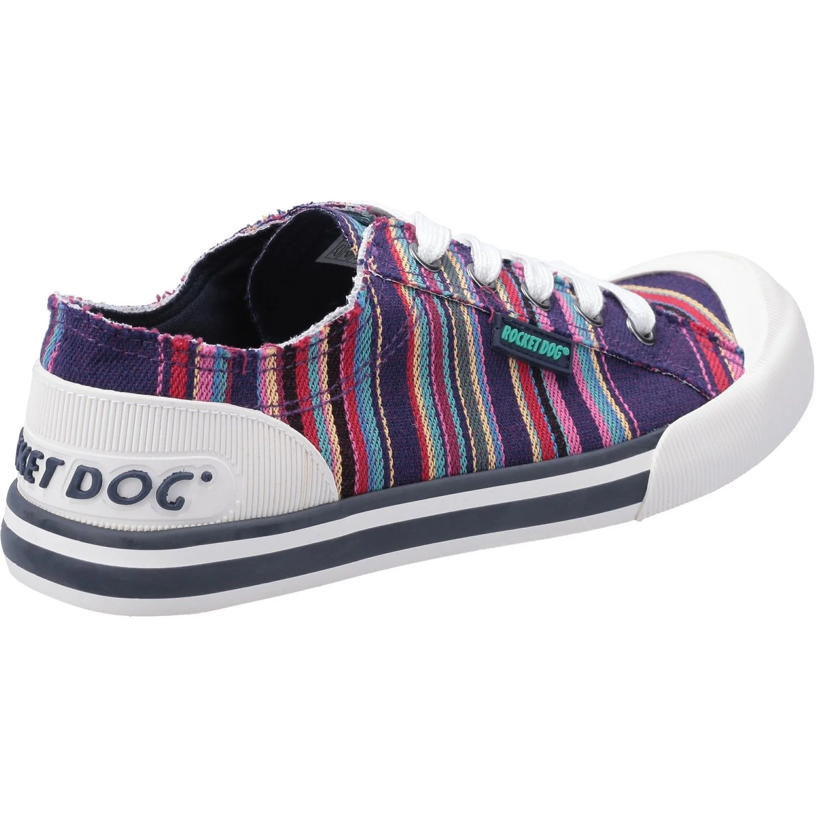 Rocket Dog Womens Jazzin Trainer Purple Multi - Image 4