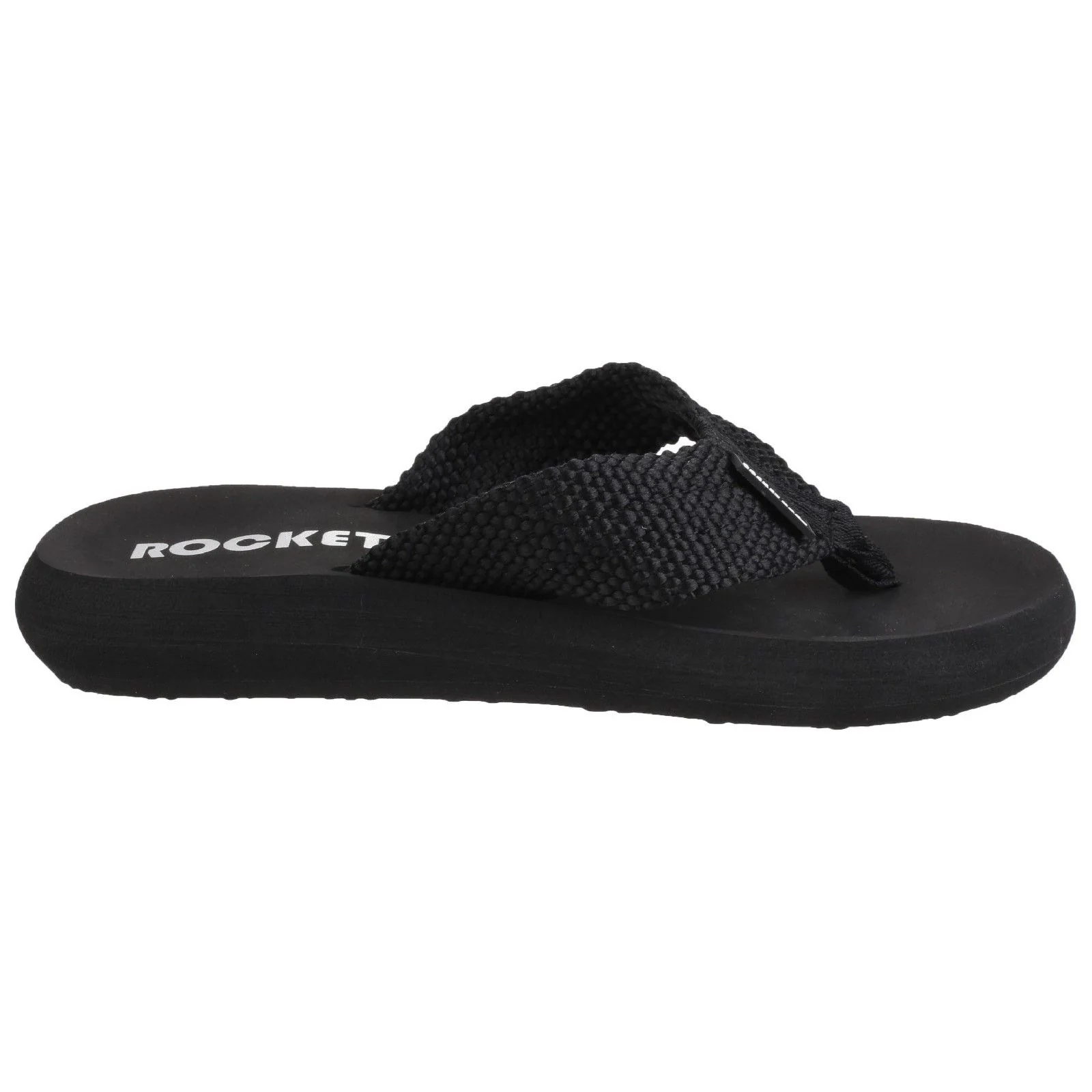 Rocket Dog Womens Sunset Webbing Flip Flop Black