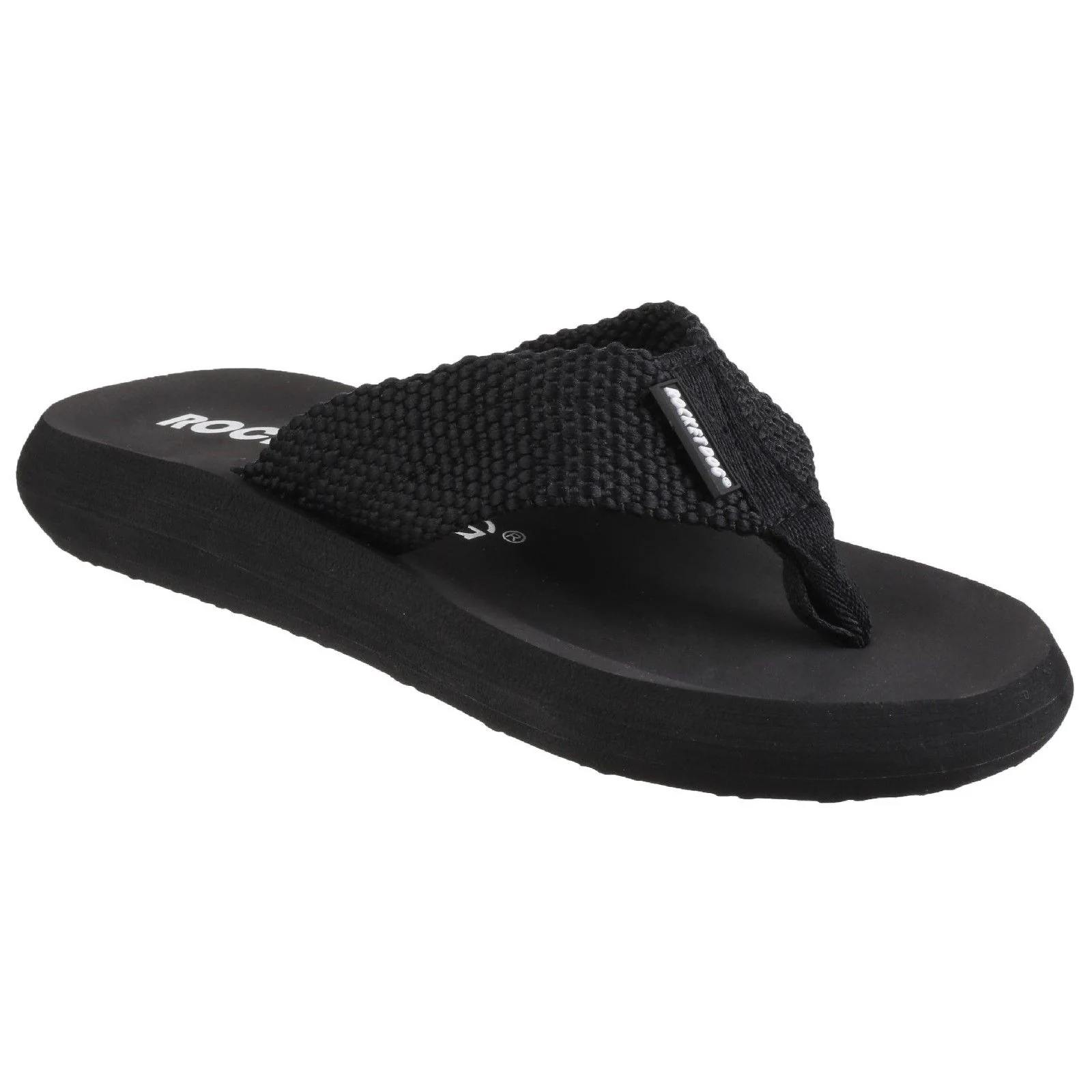 Rocket Dog Womens Sunset Webbing Flip Flop Black - Image 6