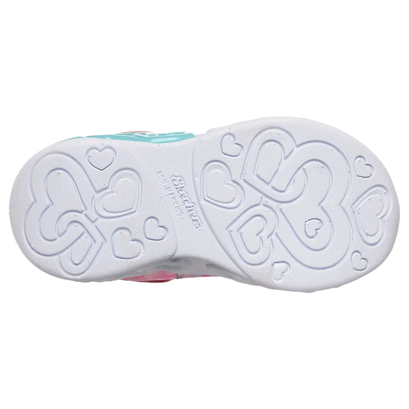 Skechers Infinite Heart Lights Infant Girls Shoes - Image 4