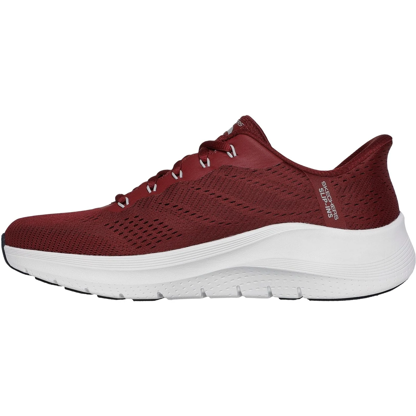 Skechers Mens Arch Fit 2.0 Lestur Trainer Burgundy - Image 2