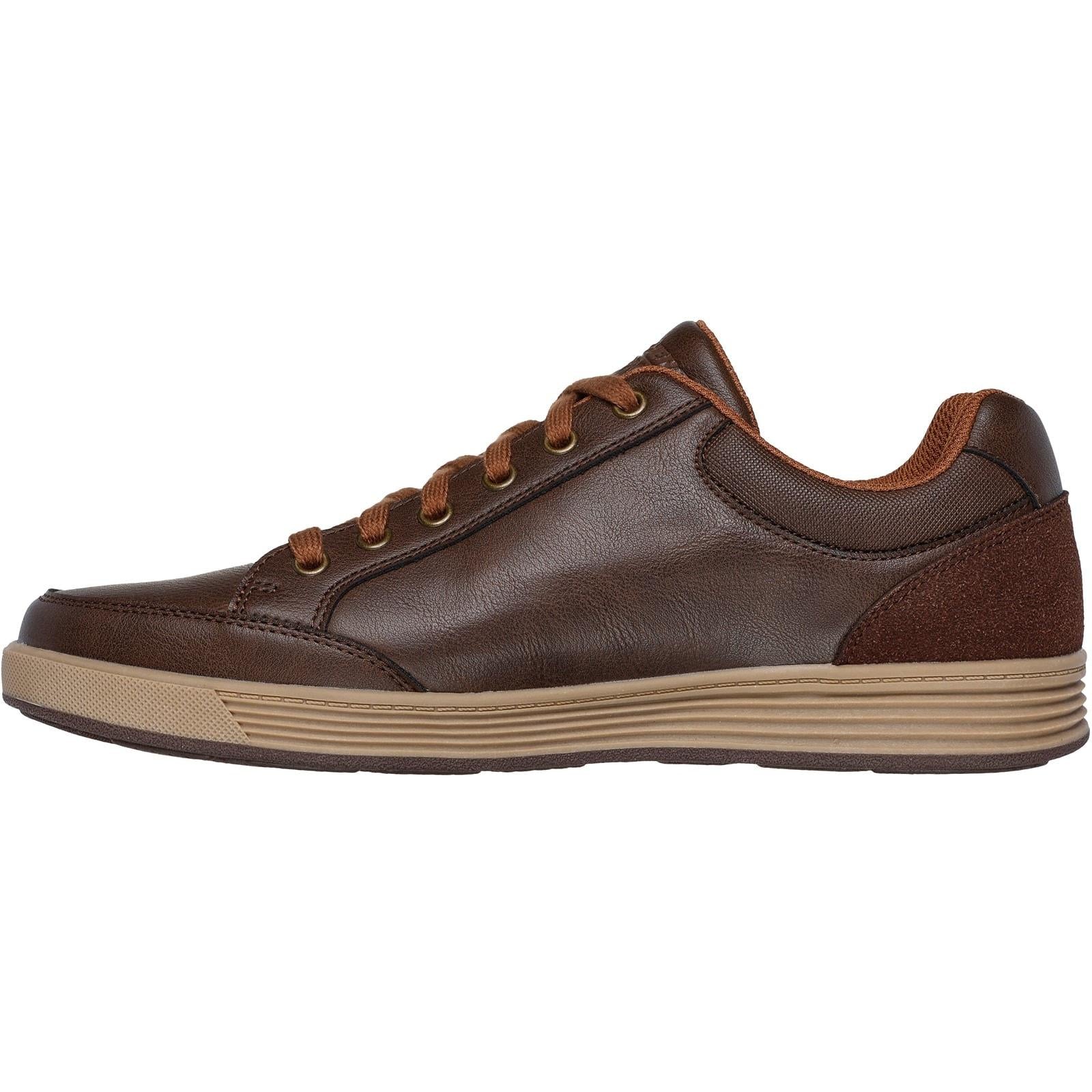 Skechers Mens Cavell Sparkman Shoes Chocolate - Image 2