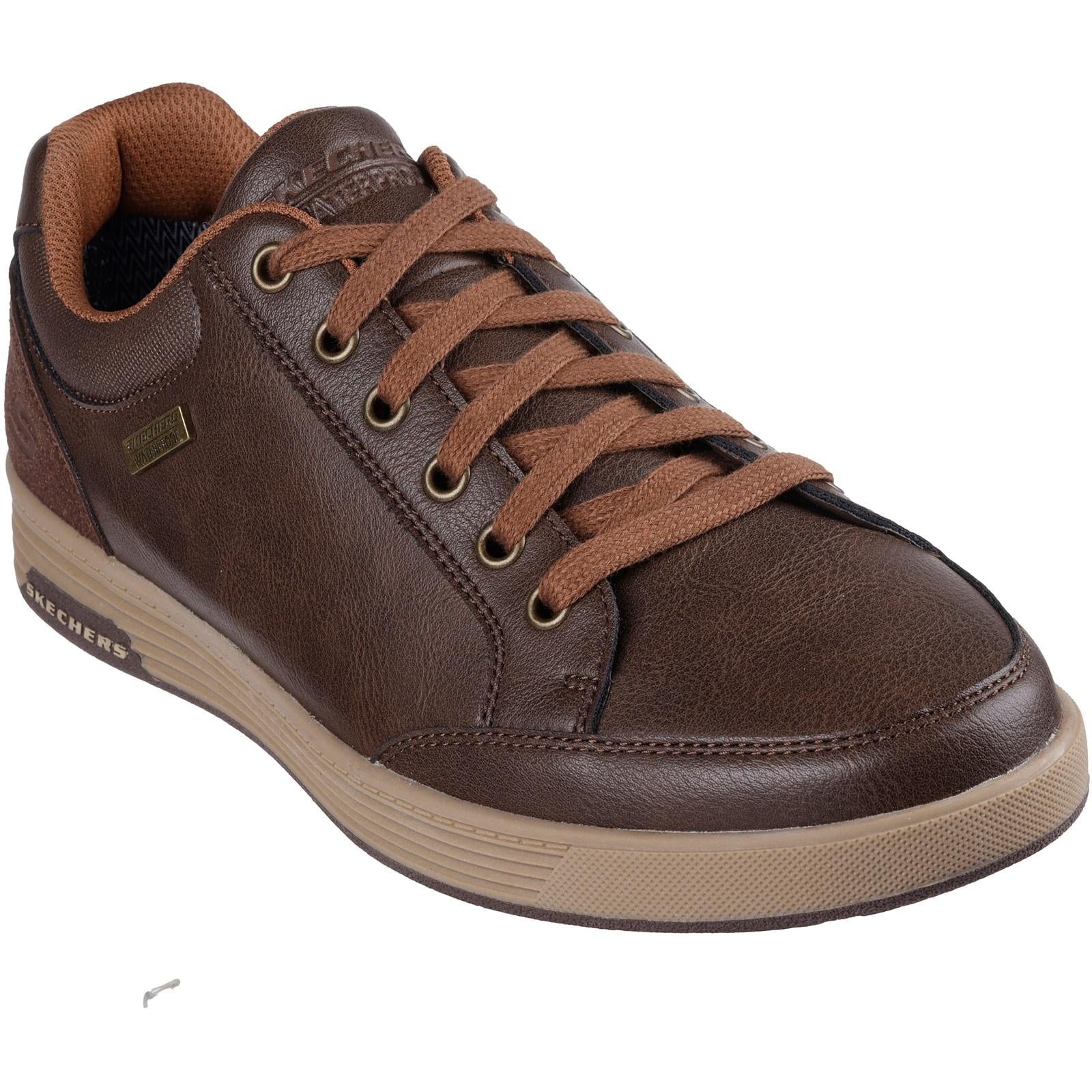 Skechers Mens Cavell Sparkman Shoes Chocolate - Image 5