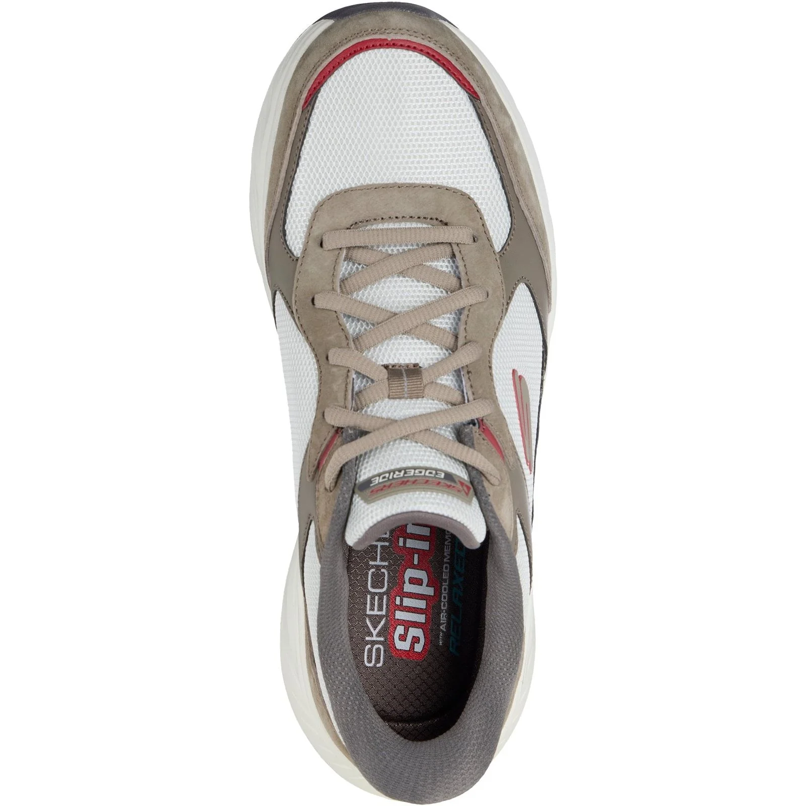 Skechers Mens Edgeride Erlon Trainer Brown/Multi - Image 3