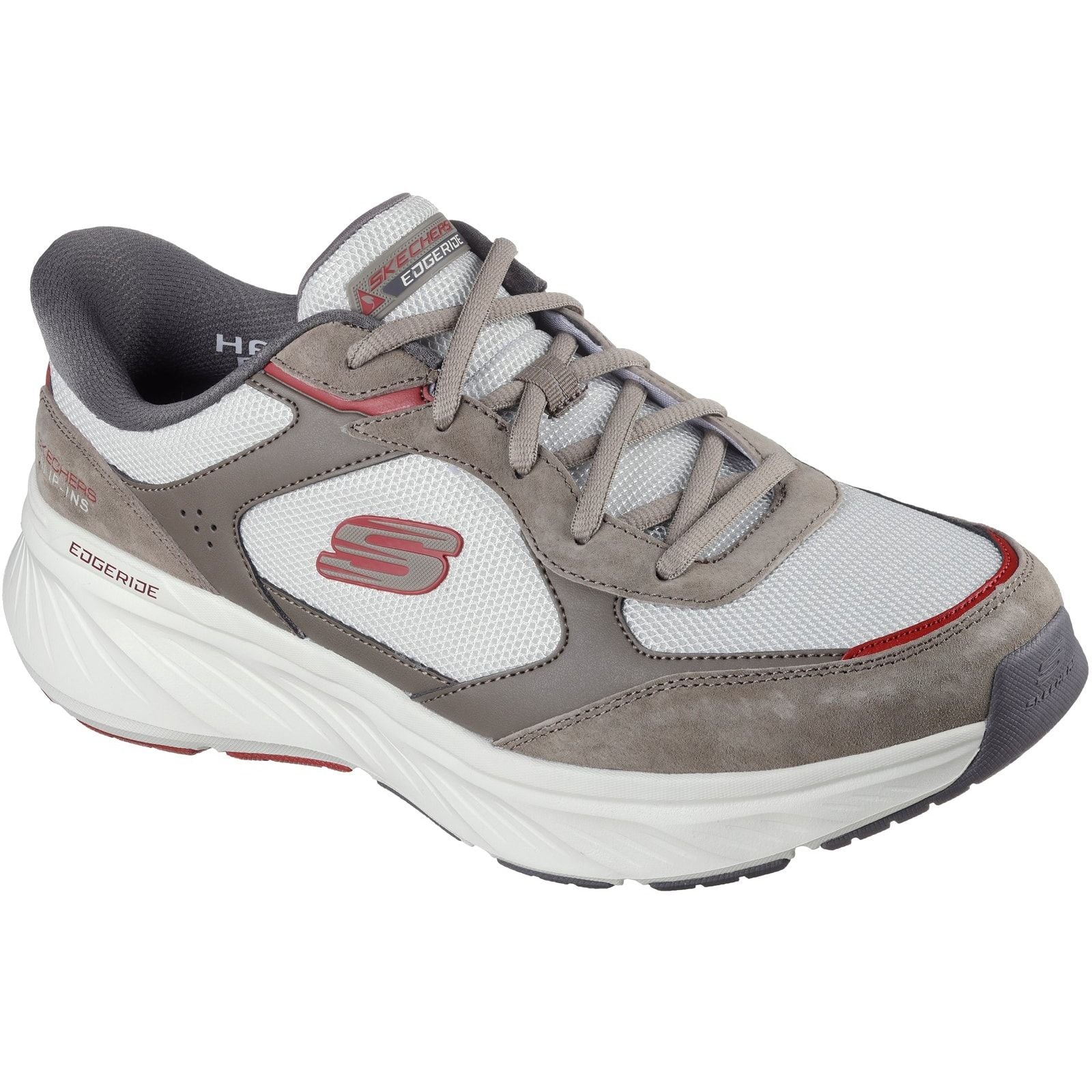 Skechers Mens Edgeride Erlon Trainer Brown/Multi - Image 5