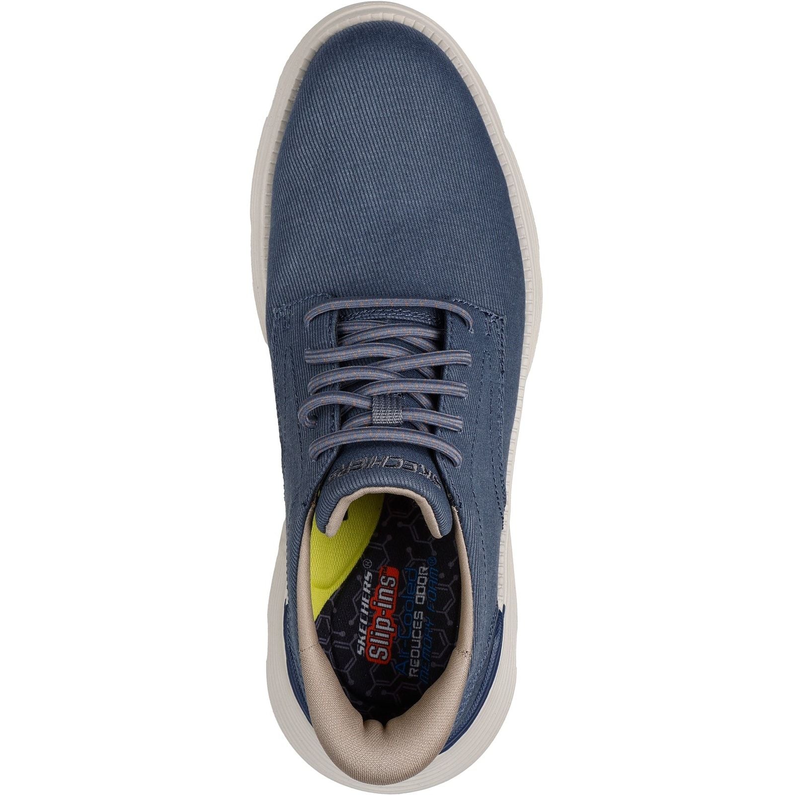 Skechers Mens Garza Clive Shoe Blue - Image 4