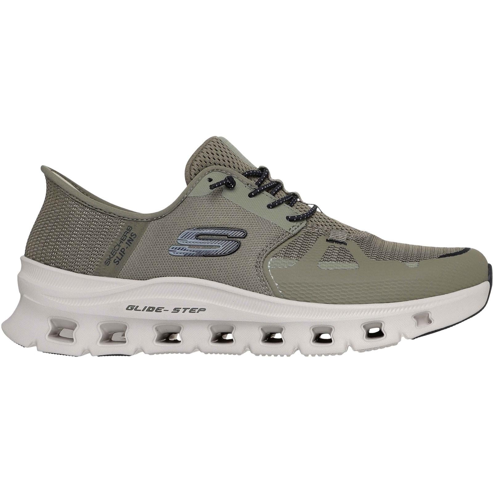 Skechers Mens Glide-Step Pro Shoe Olive/Black