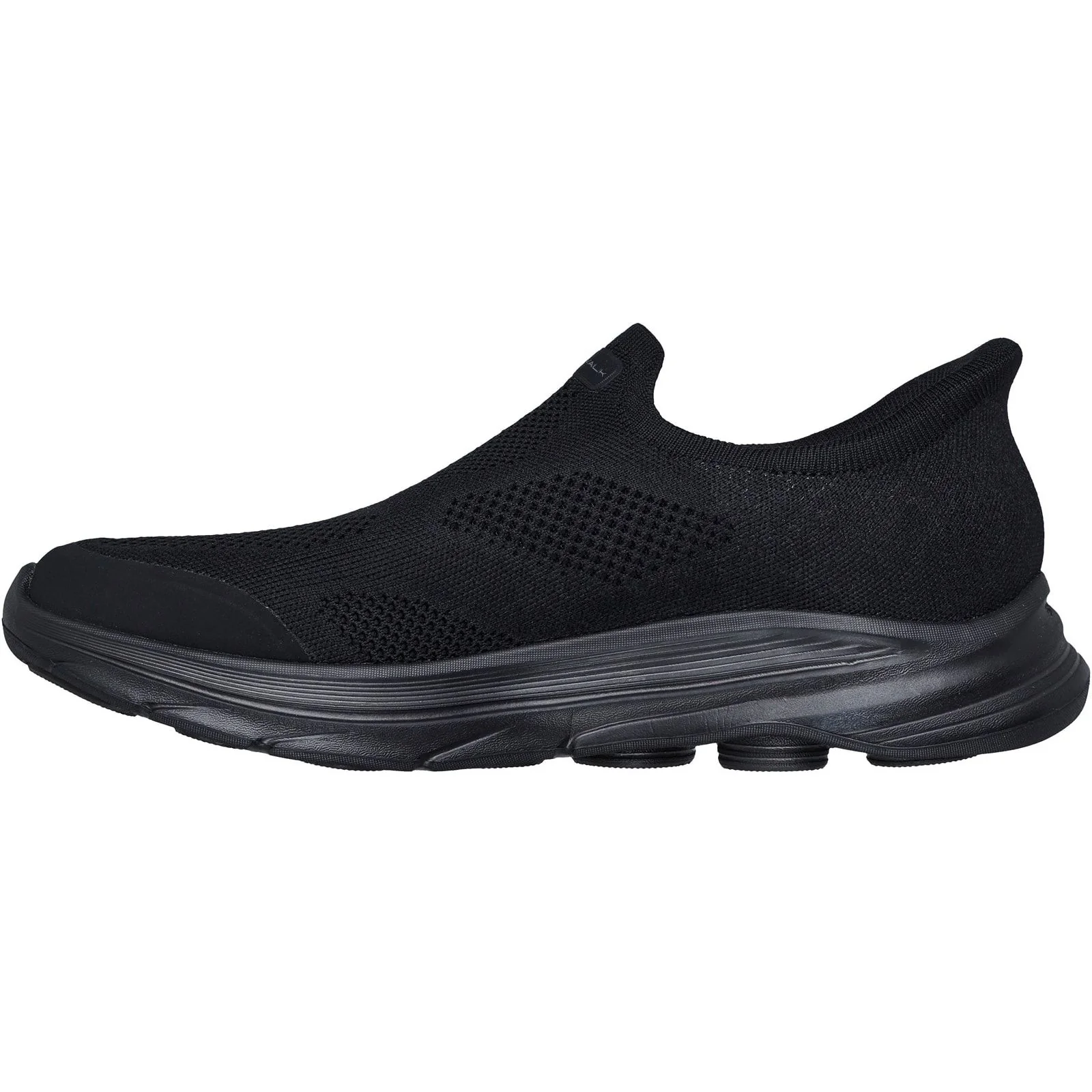 Skechers Mens Go Walk 8 Pelayo Trainers Black - Image 2