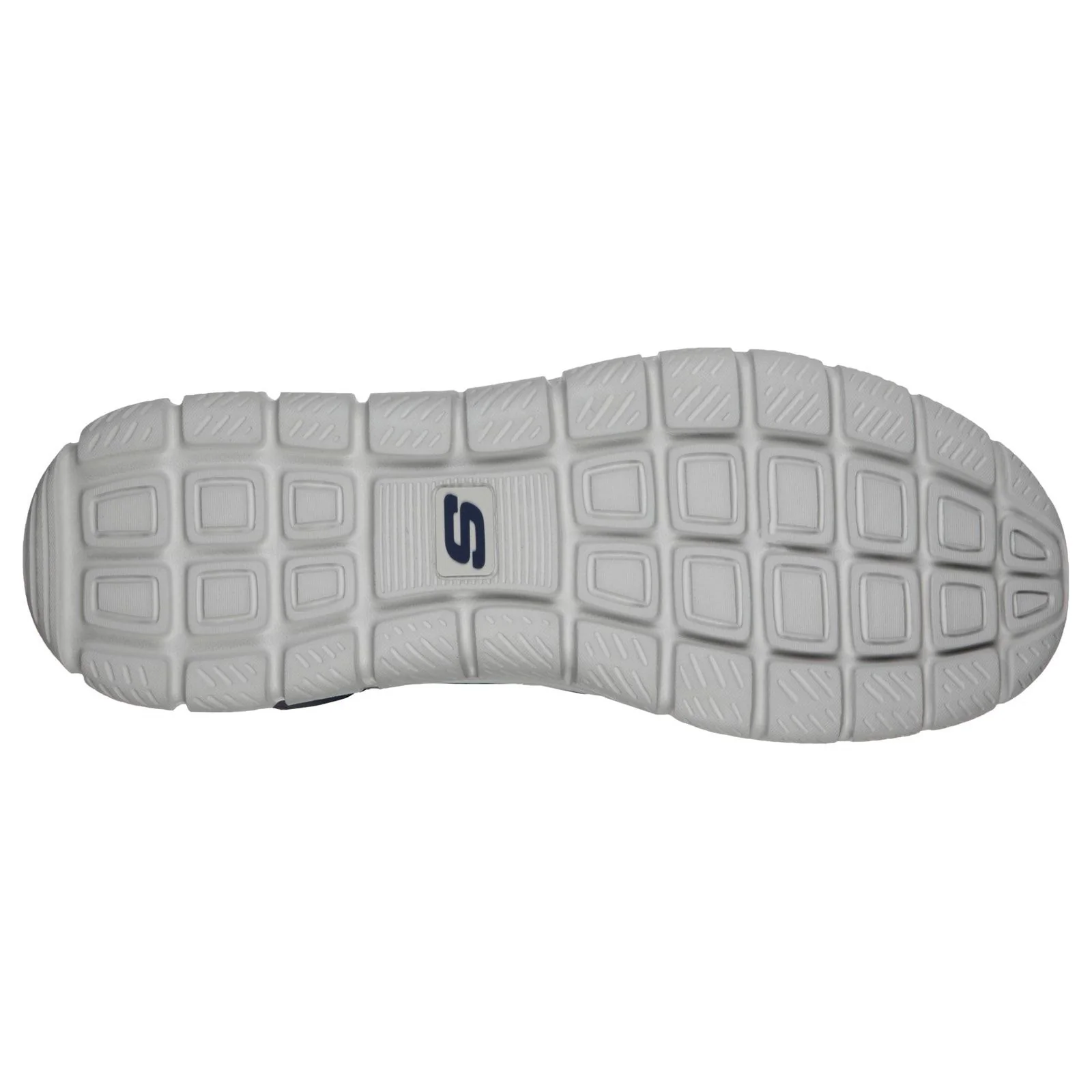 Skechers Mens Track Knockhill Shoes Navy/Orange - Image 3