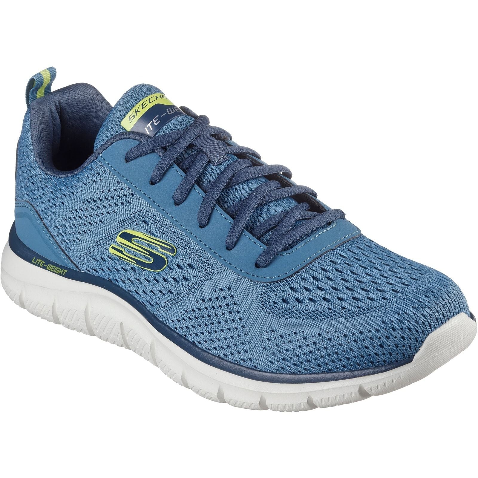 Skechers Mens Track Leshur Shoes Slate - Image 5