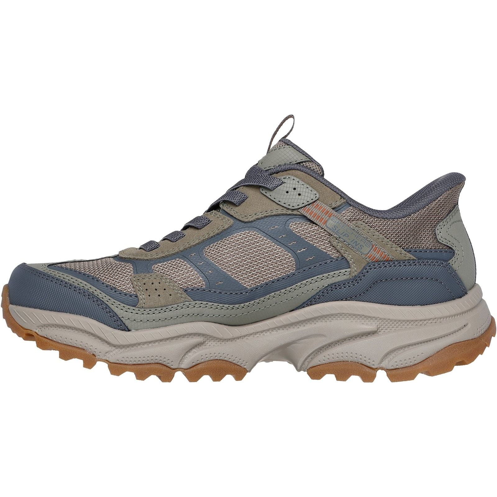 Skechers Mens Vigor AT Hiking Shoes Olive/Grey - Image 2