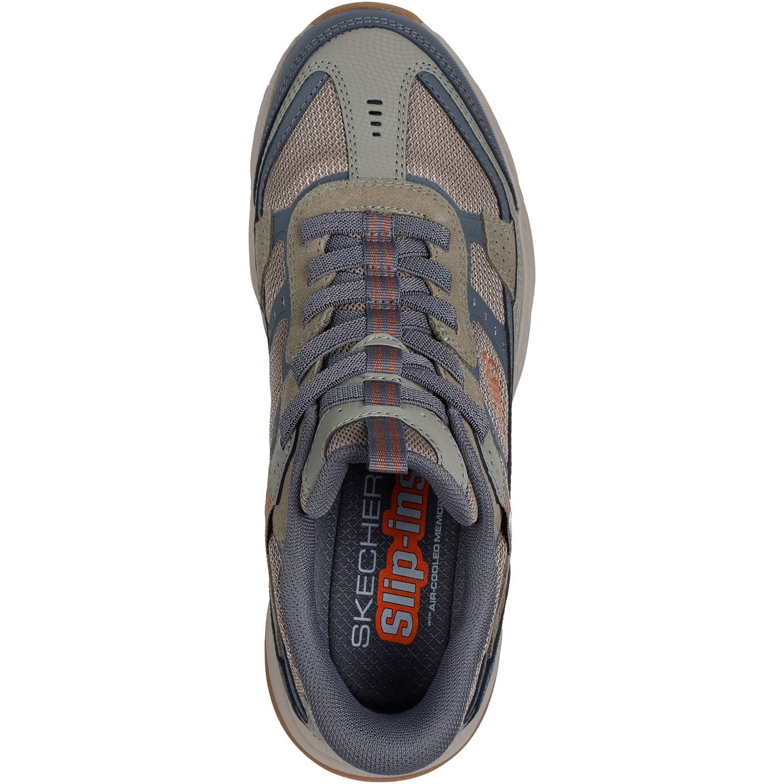 Skechers Mens Vigor AT Hiking Shoes Olive/Grey - Image 4