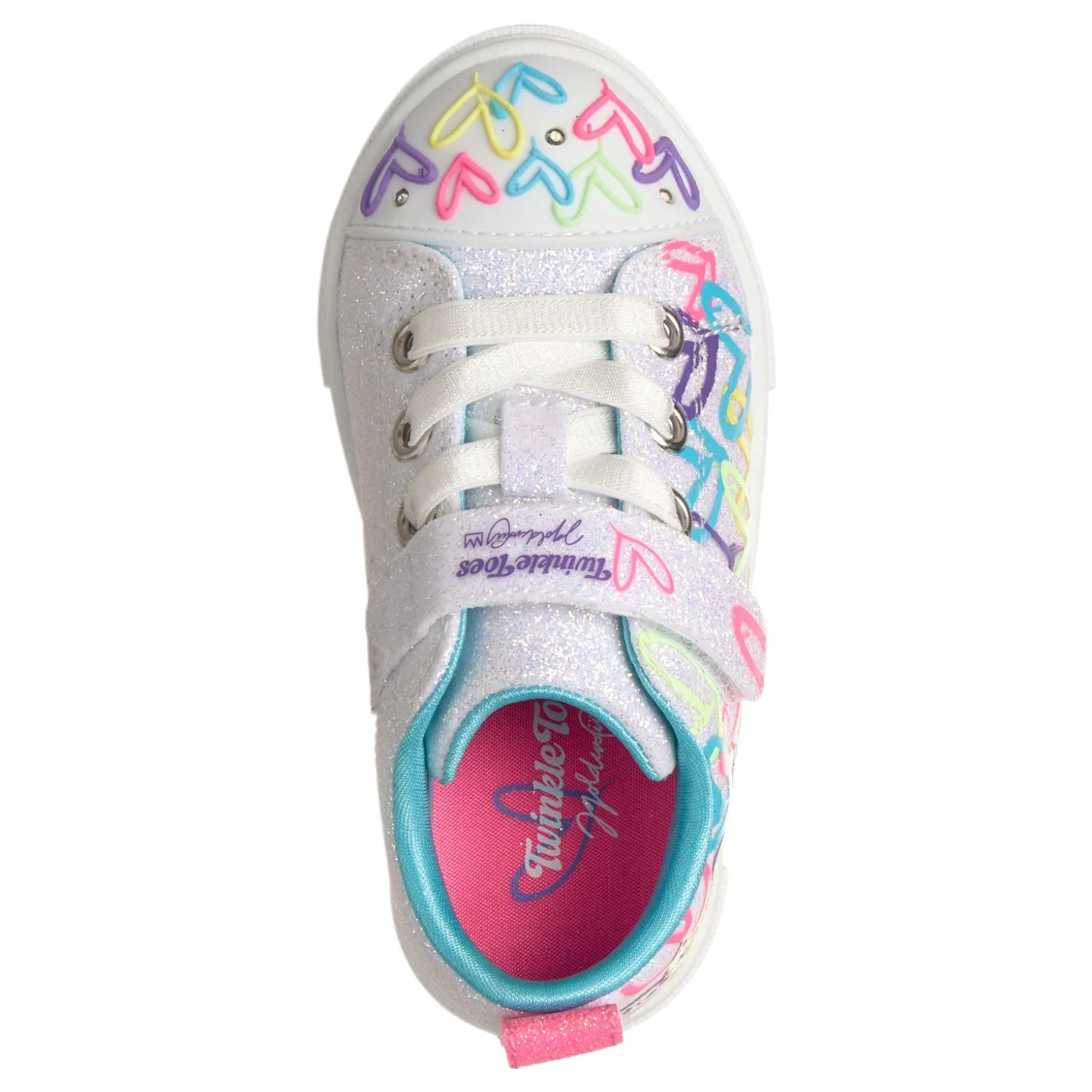 Skechers Twinkle Sparks Love Medley Infant Girls Shoes - Image 3