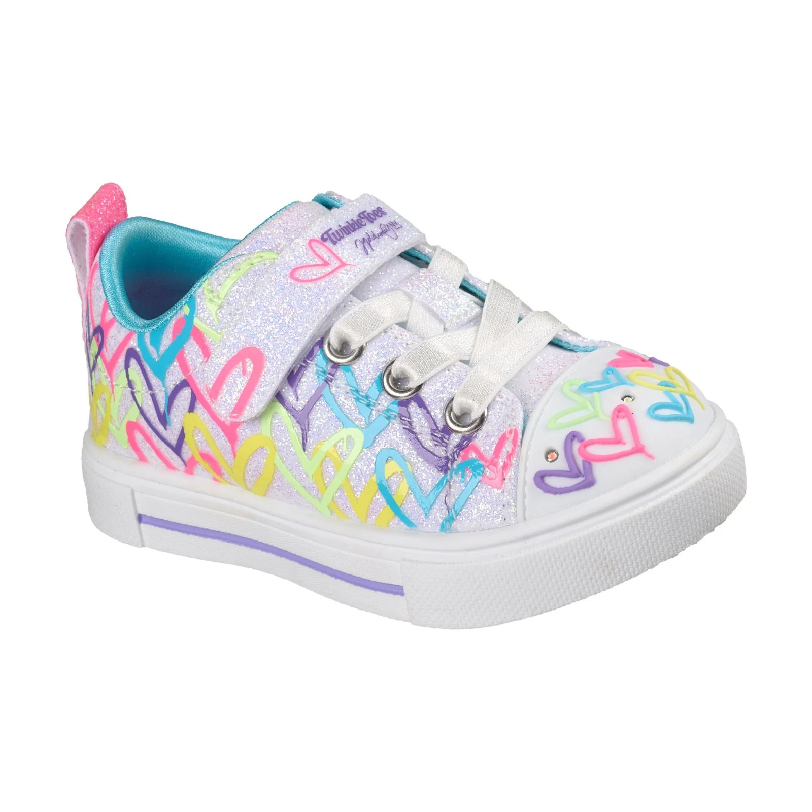 Skechers Twinkle Sparks Love Medley Infant Girls Shoes - Image 5