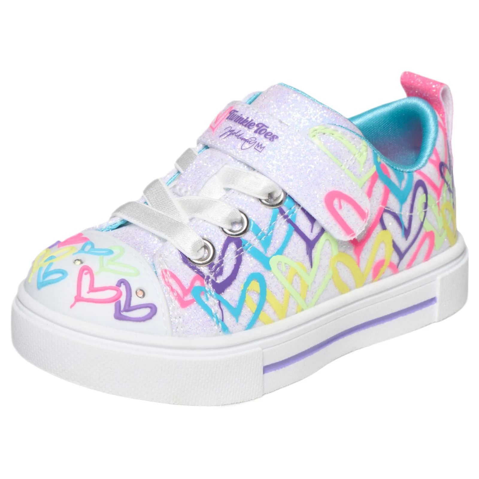Skechers Twinkle Sparks Love Medley Infant Girls Shoes - Image 6