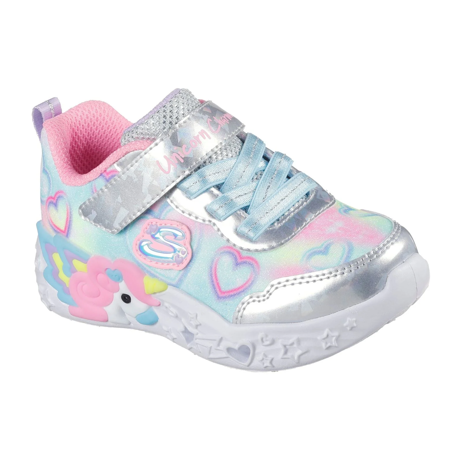 Skechers UNICORN CHARMER LHS Inf G Silvr - Image 6