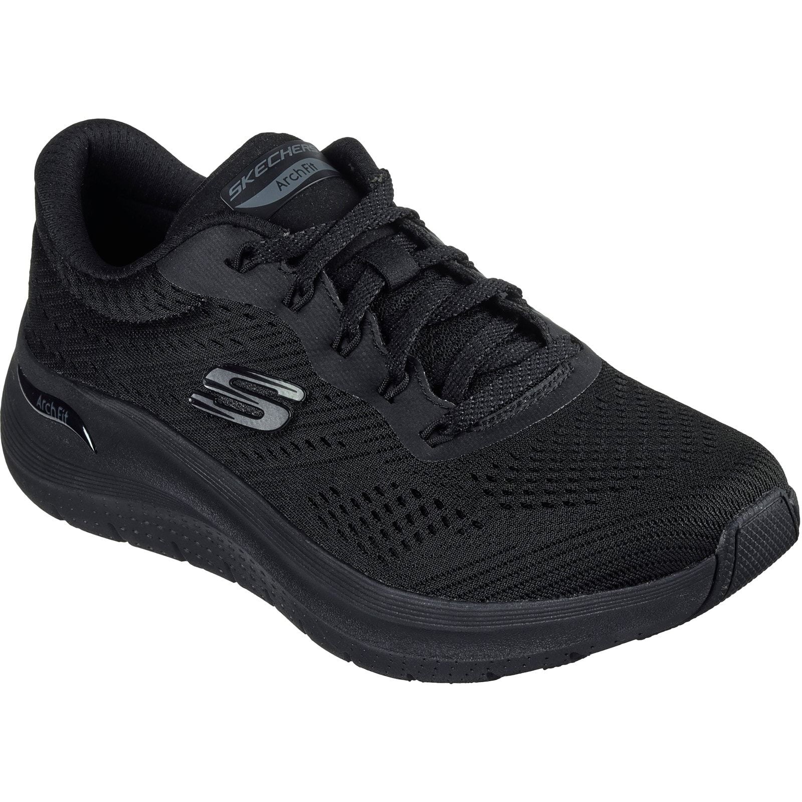 Skechers Womens Arch Fit 2.0 Big League Trainers Black - Image 5