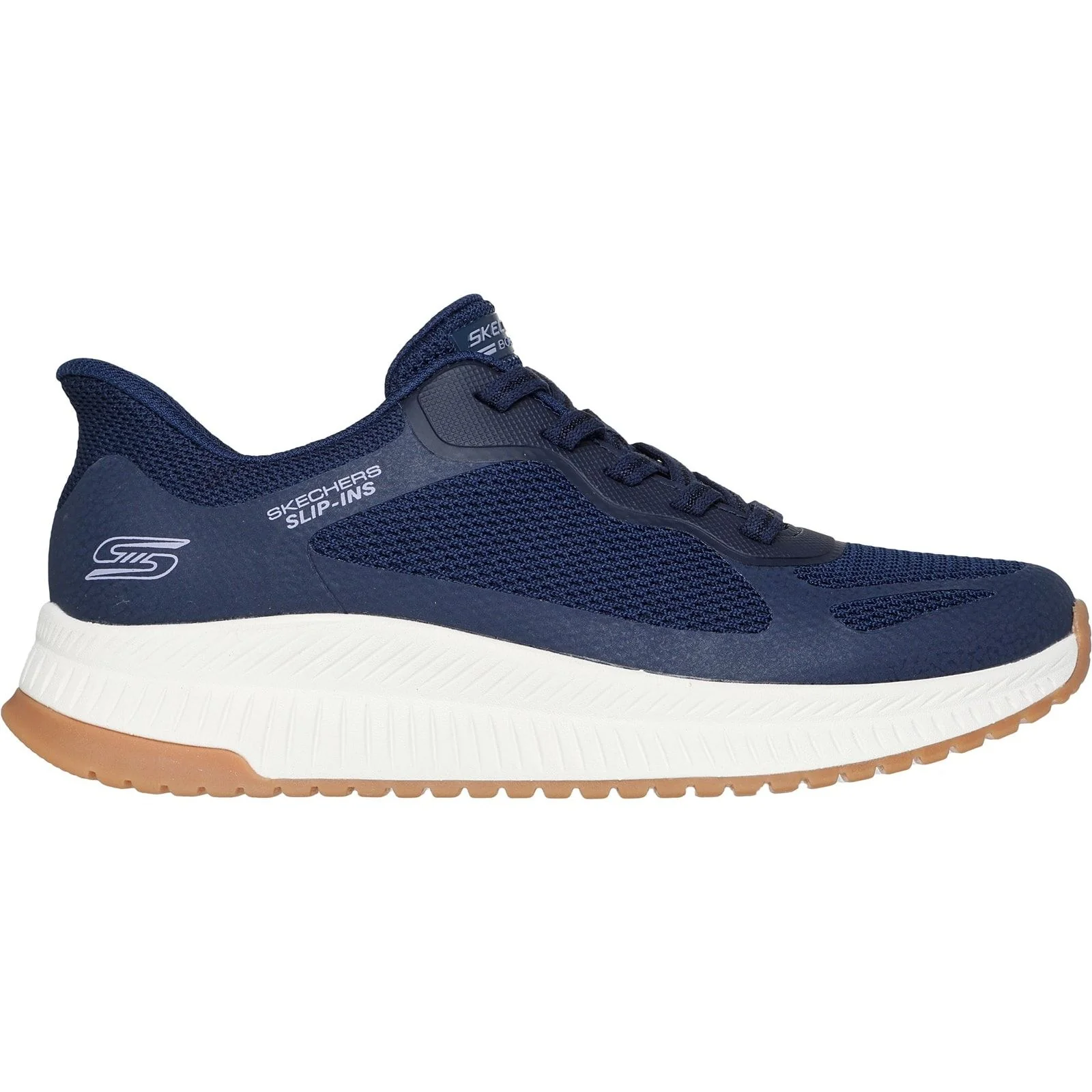 Skechers Womens BOBS Squad 4 Staple Look Trainer Navy