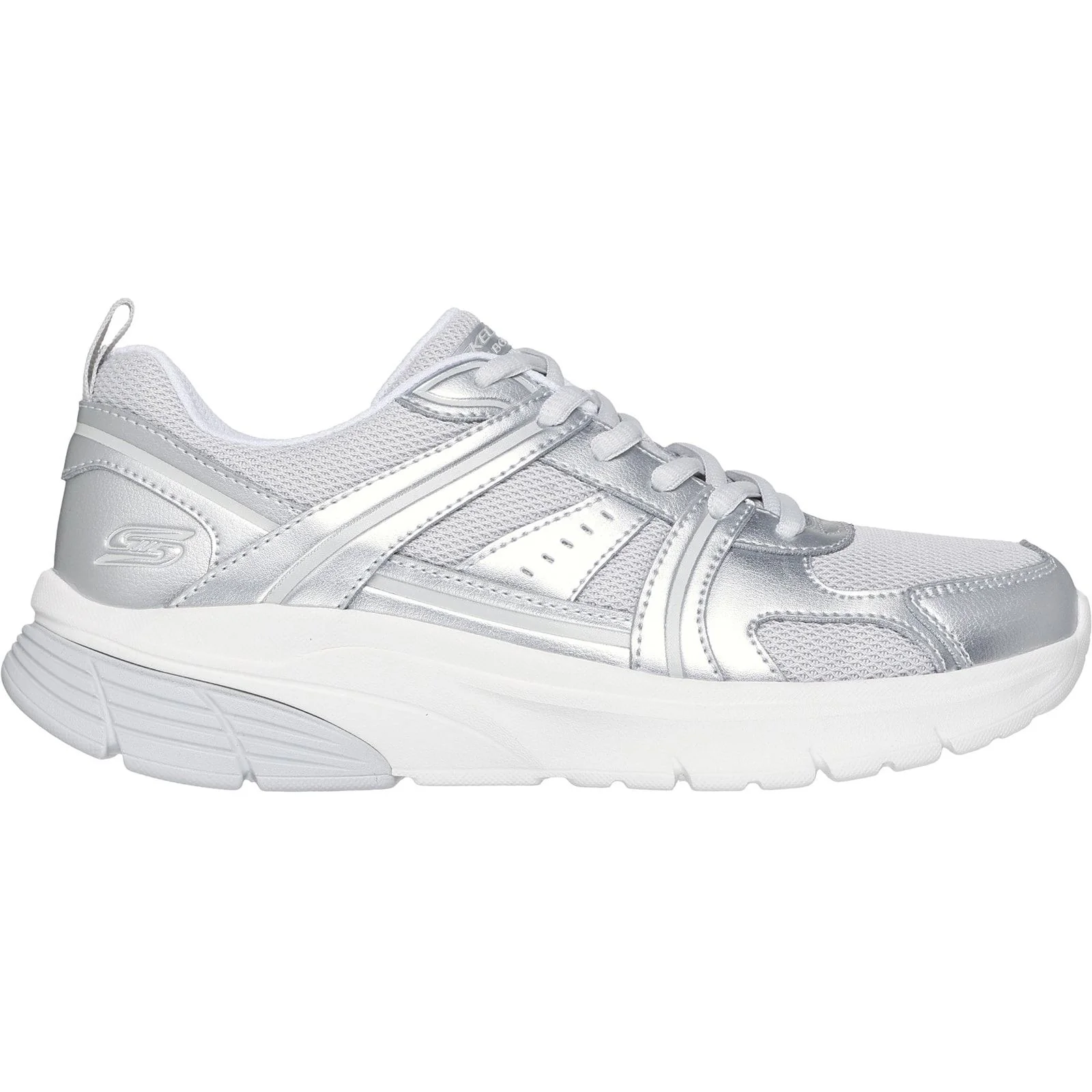 Skechers Womens BOBS Vamos Trainers Silver