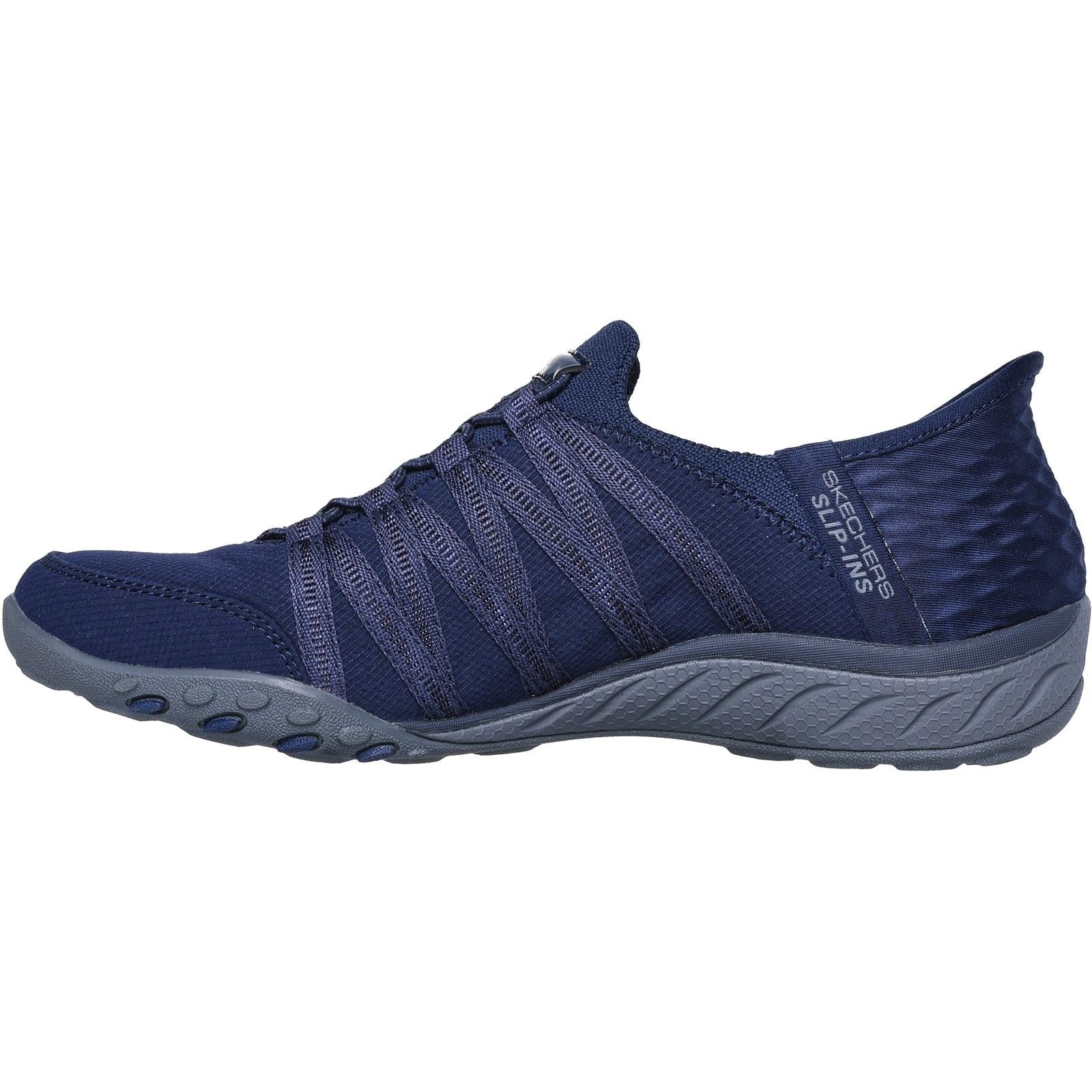 Skechers Womens Breathe-Easy - Roll-With-Me Shoe Navy - Image 2