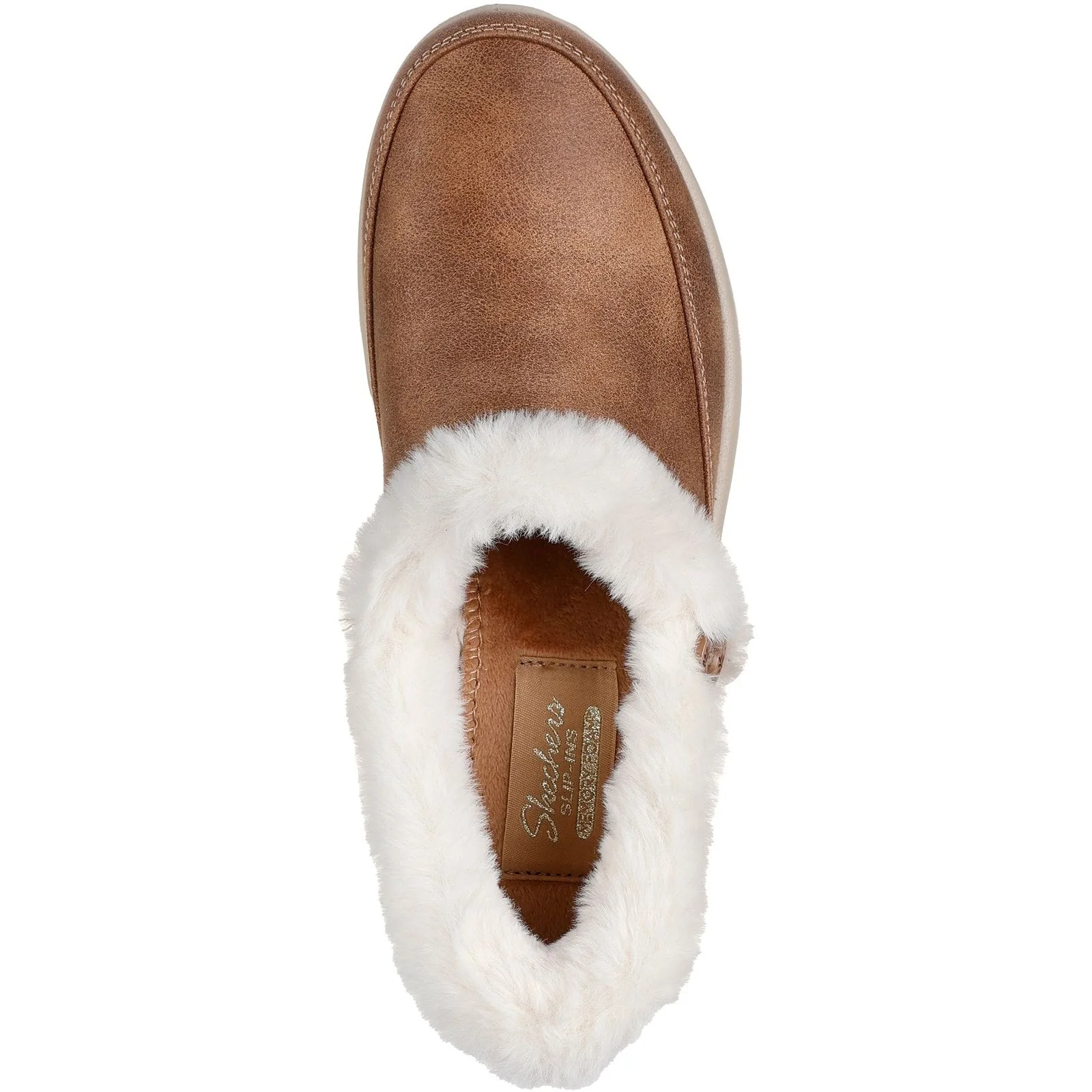 Skechers Womens Cozy Escape Slipper Chestnut - Image 3