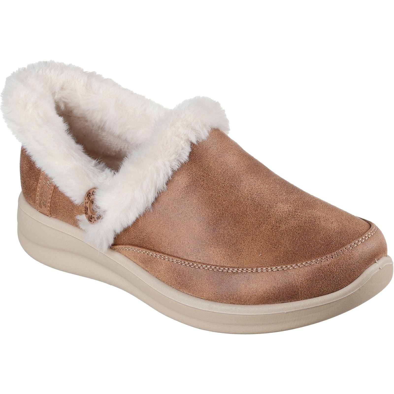 Skechers Womens Cozy Escape Slipper Chestnut - Image 5