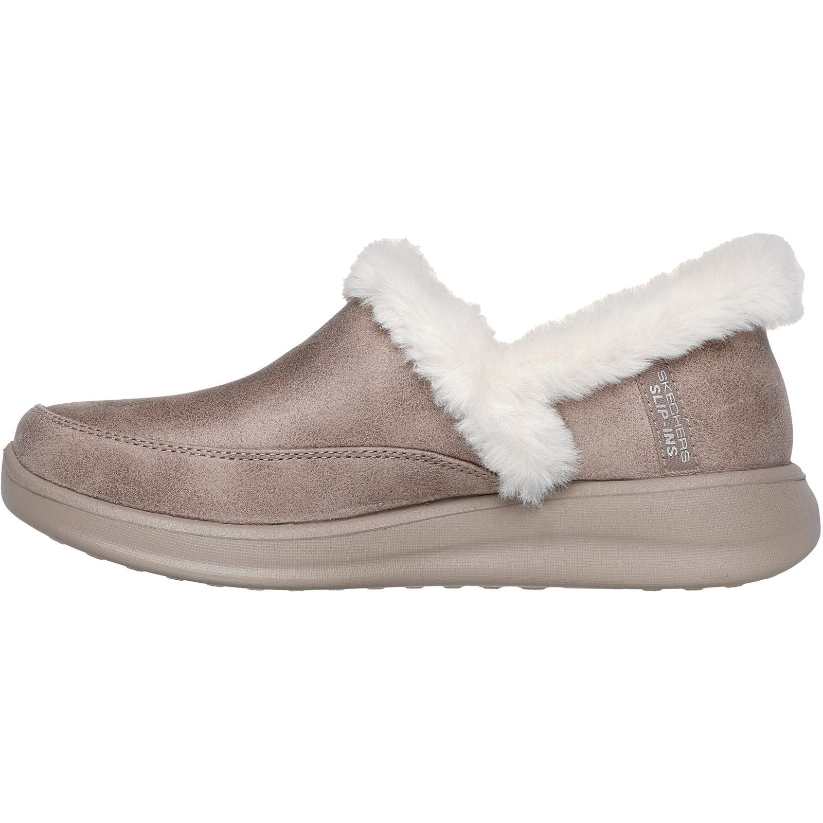 Skechers Womens Cozy Escape Slipper Taupe - Image 2