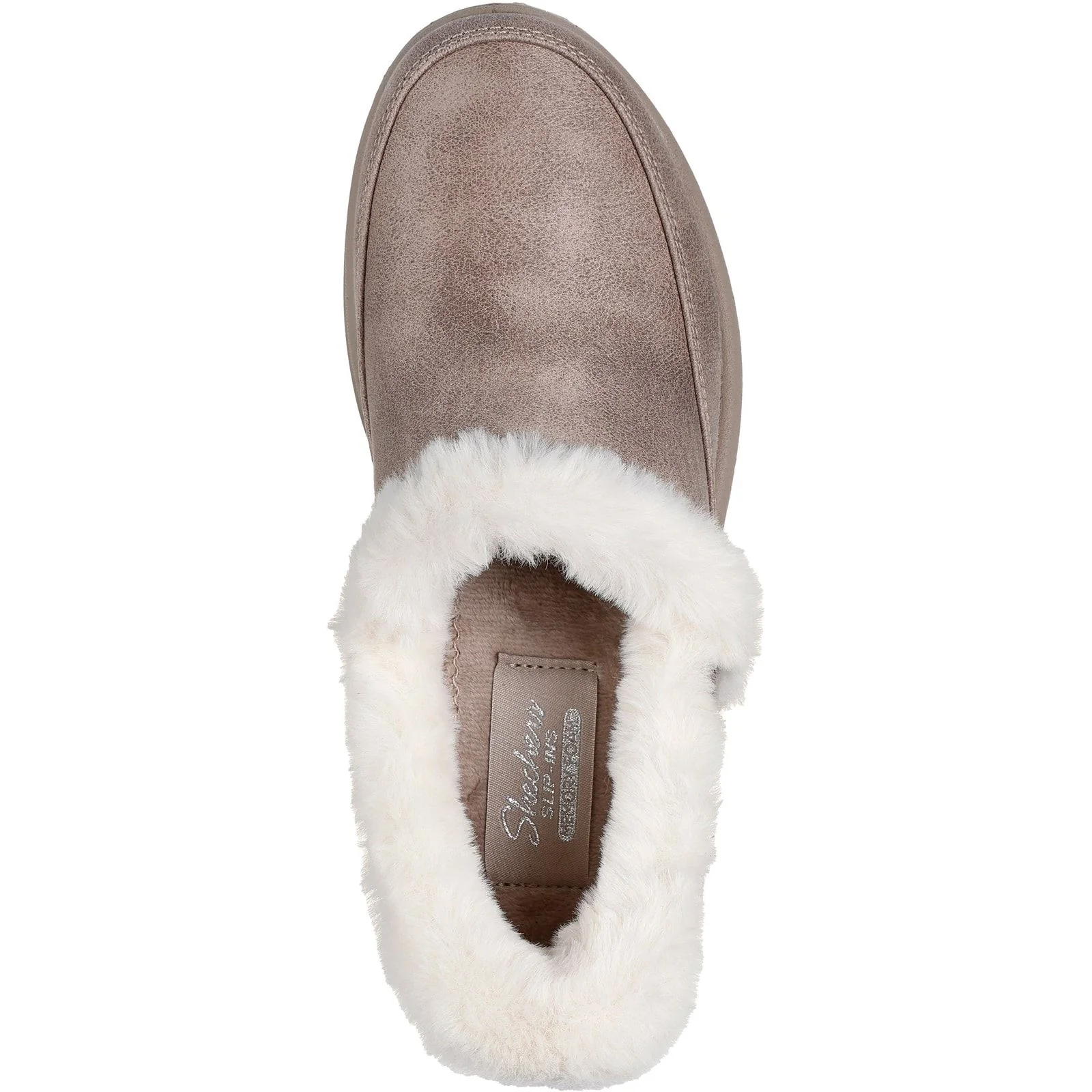 Skechers Womens Cozy Escape Slipper Taupe - Image 3