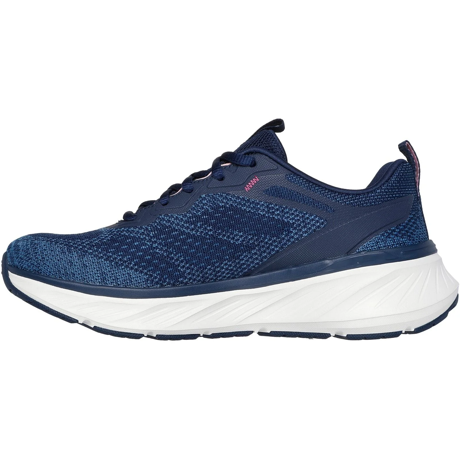 Skechers Womens Edgeride Power Flow Trainers Navy/Pink - Image 2
