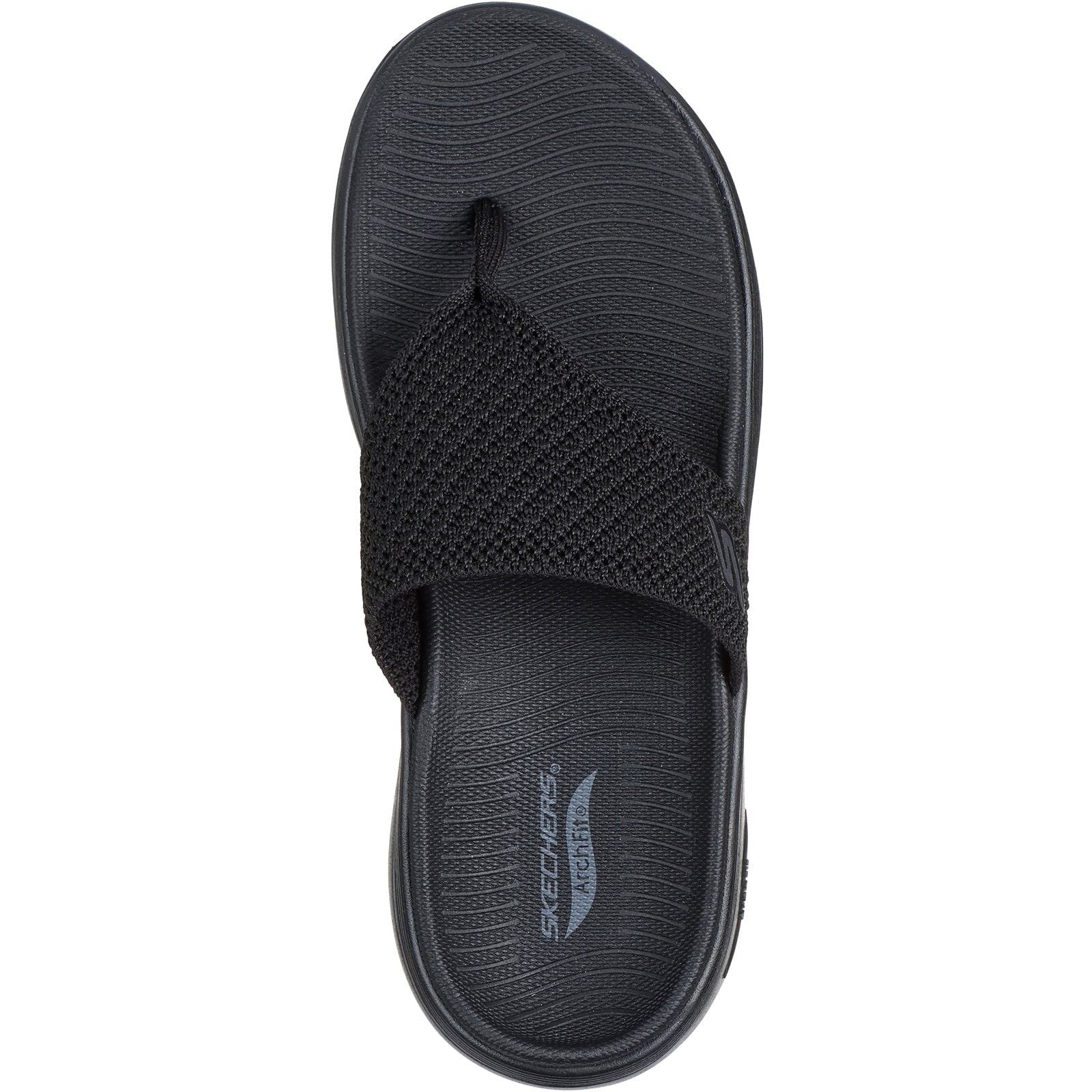 Skechers Womens Go Walk Arch Fit 2.0 Sandal Black - Image 4