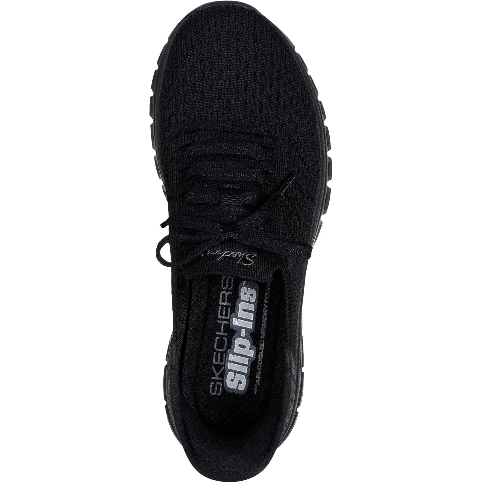 Skechers Womens Graceful First Blush Trainer Black - Image 4