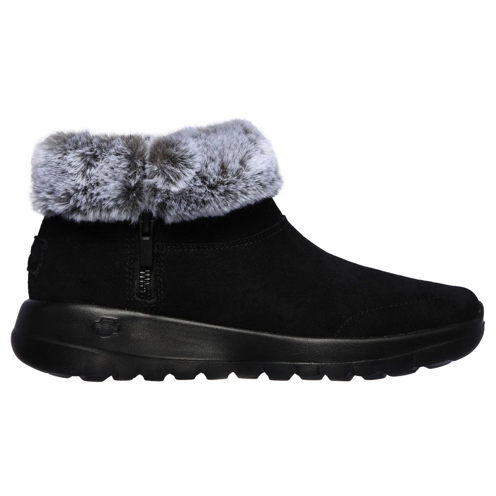 Skechers Womens On The Go Joy Savvy Wide Boot Black/Grey
