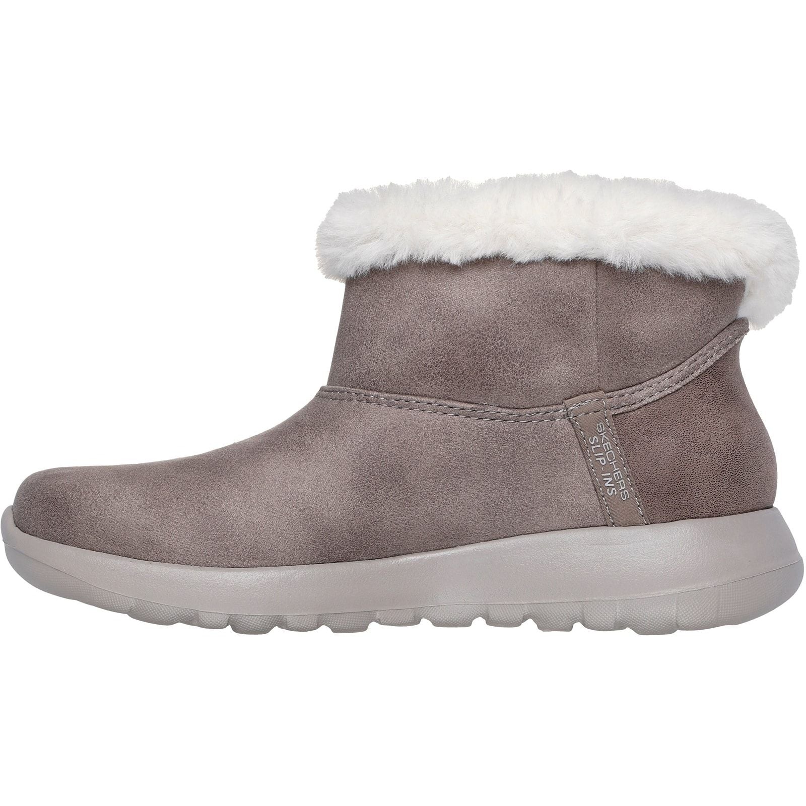 Skechers Womens On-the-GO Joy Cozy Dream Boots Dark Taupe - Image 2