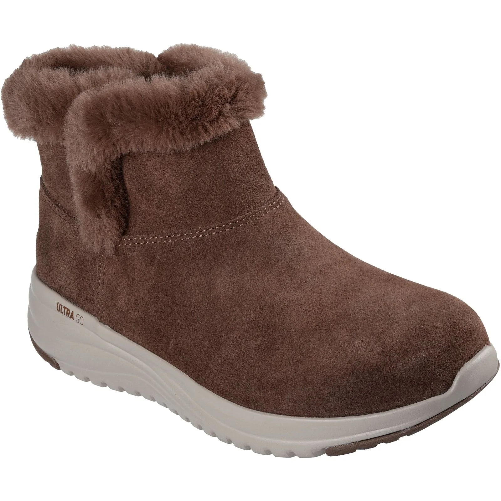 Skechers Womens On-the-GO Stellar - Cozy Step Shoe Chocolate - Image 5
