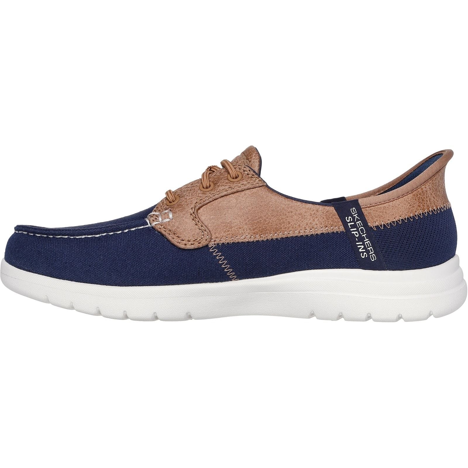 Skechers Womens Palmilla Boat Shoe Navy - Image 2