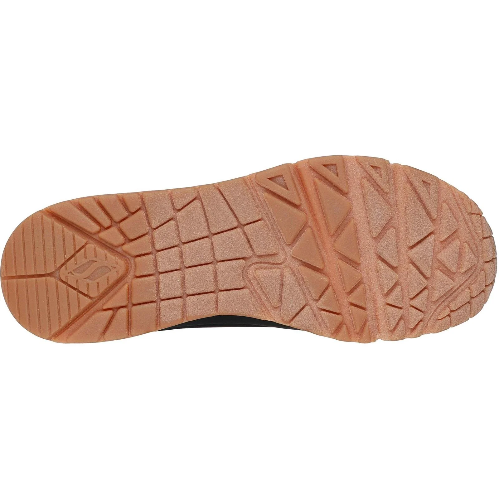 Skechers Womens UNO - Jungle Nite Trainer Black/Leopard - Image 4