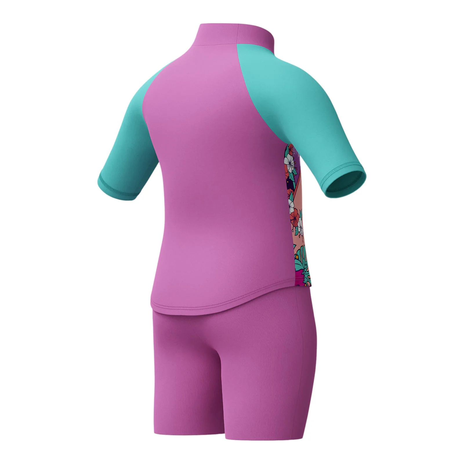 Speedo Learn to Swim Sun Protection Infant Girls Top & Short Set - Image 3