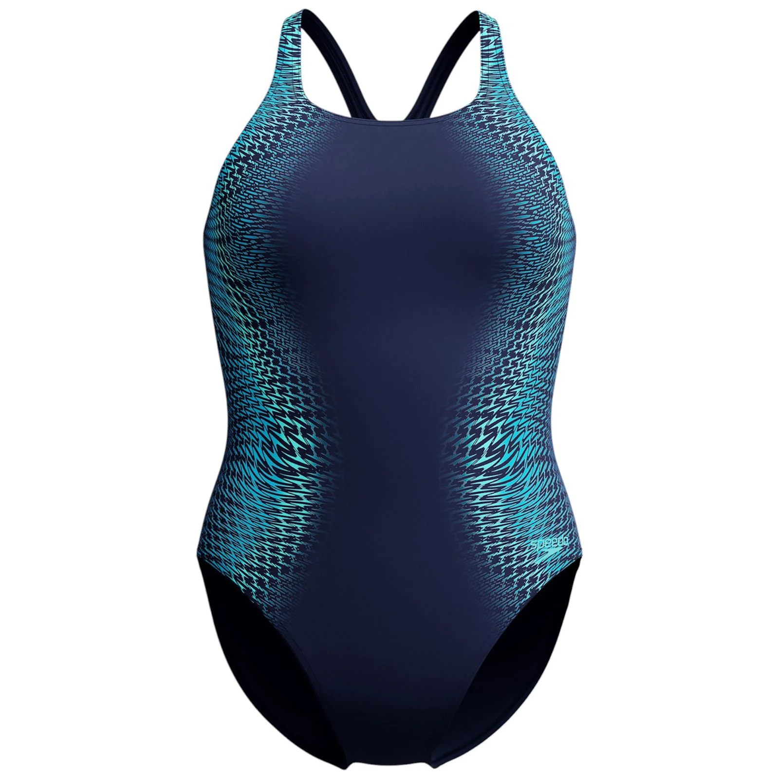 Speedo Womens Digit Print Medalist Swimsuit - Image 8