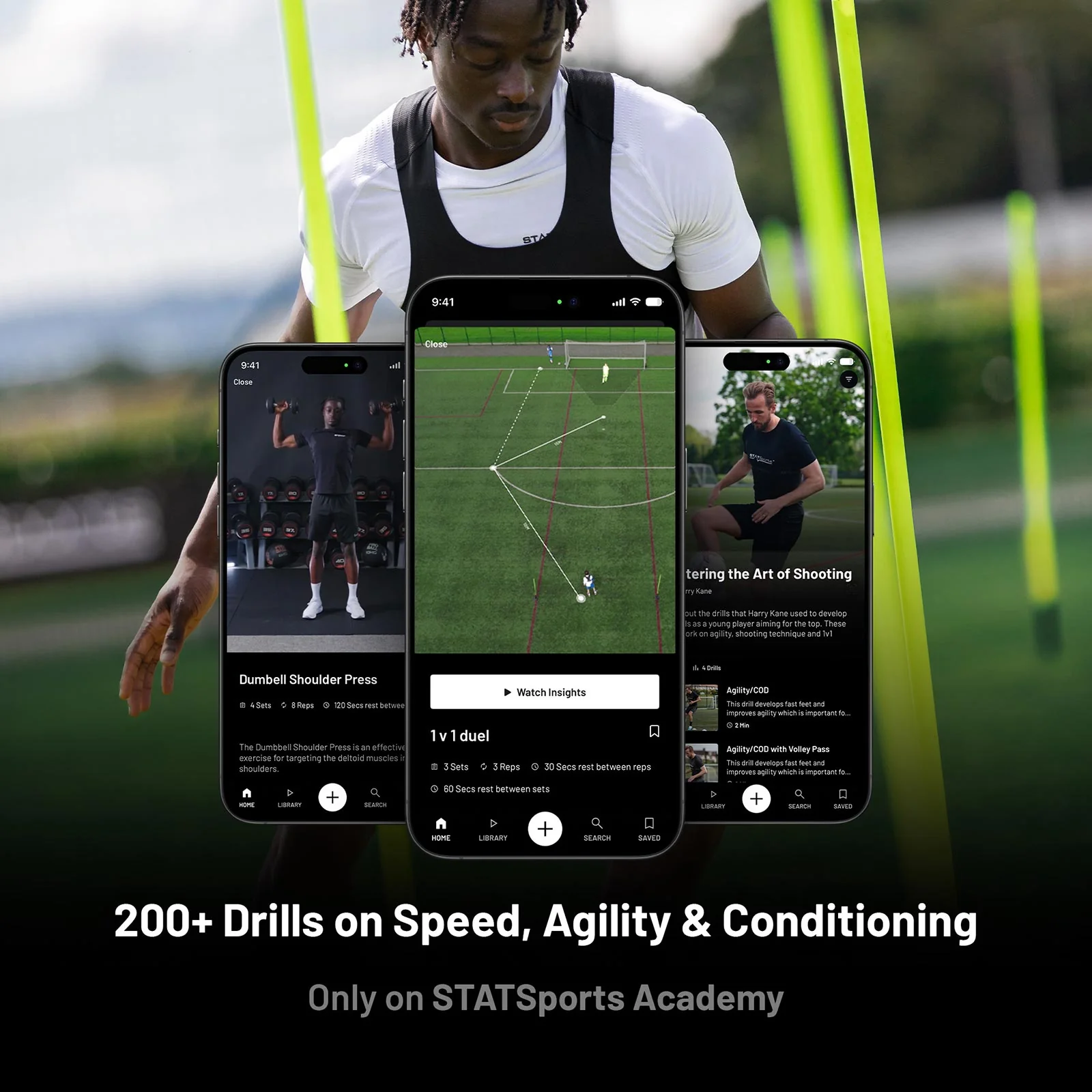 STATSports Womens Academy - Black - Image 7