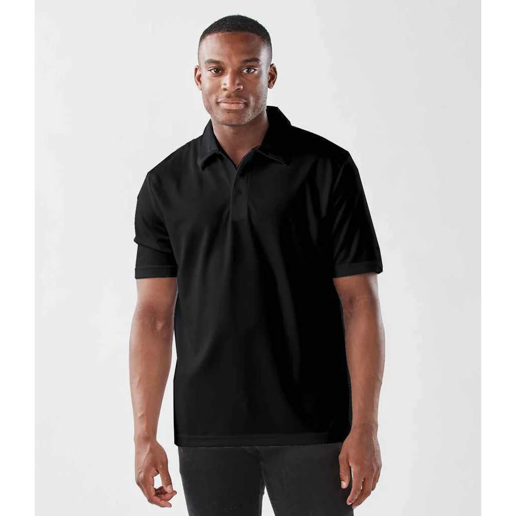 Stormtech Mens Apollo Polo Shirt Black - Image 3