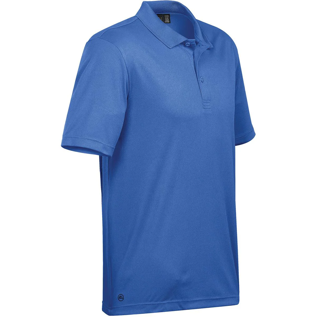 Stormtech Mens Eclipse H2X Dri Piqu Polo Azure Blue - Image 3