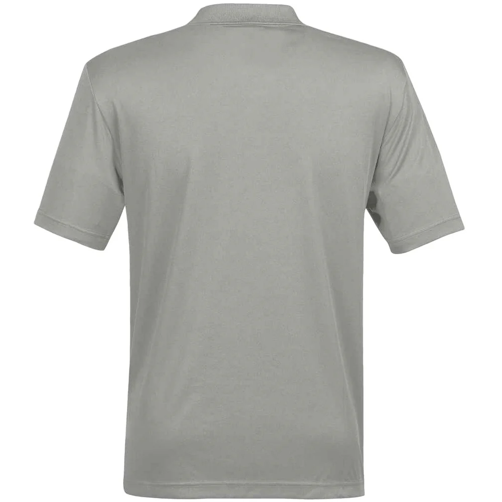 Stormtech Mens Eclipse H2X Dri Piqu Polo Cool Silver - Image 2
