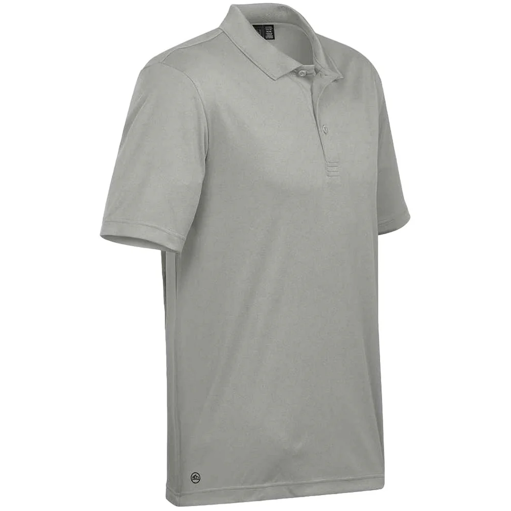 Stormtech Mens Eclipse H2X Dri Piqu Polo Cool Silver - Image 3